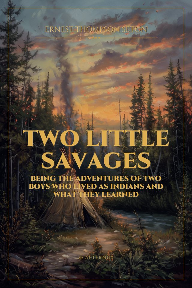 Two Little Savages (Illustrated)