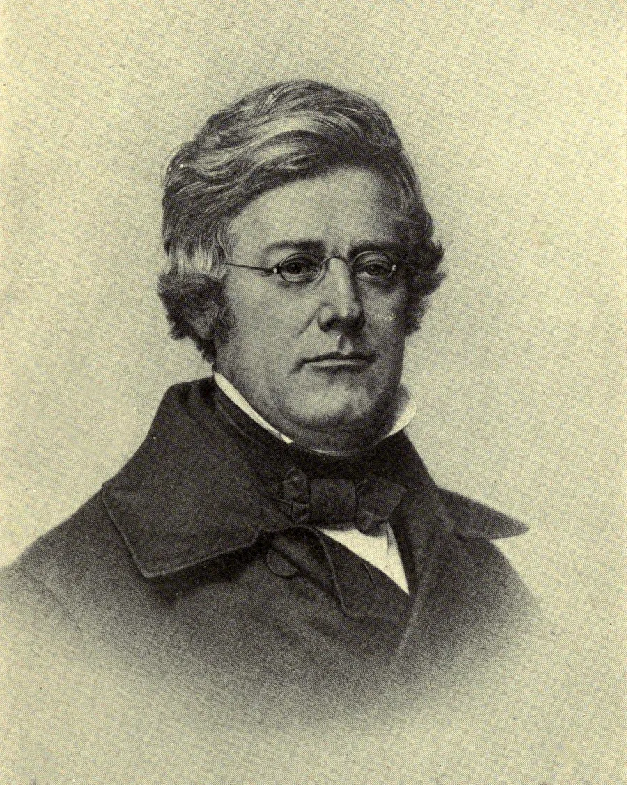 Historical portrait of Robert Montgomery Bird